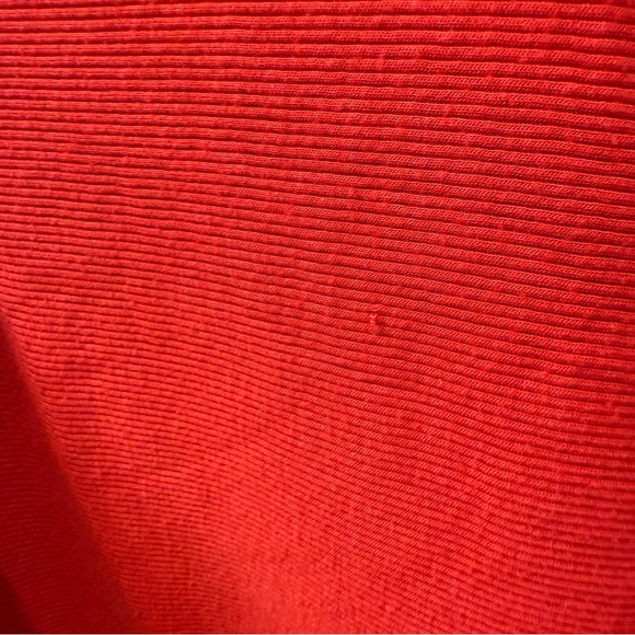 Free People We The Free Alameda Cowl Neck Sweater XS Coral Red Dolman Oversized - Picture 4 of 11